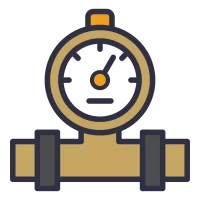 Navy and gold emblem with a central orange circle and headset silhouette, accented by a rounded badge outline. The Narrative Group.